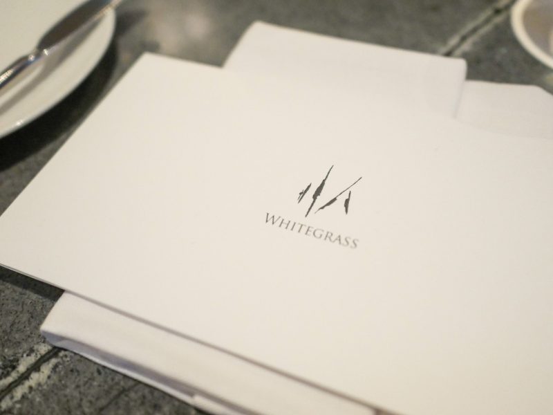 Whitegrass – One Michelin – สิงคโปร์