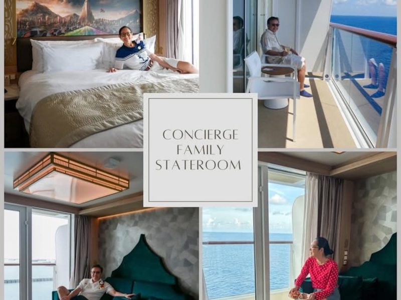Disney Cruise Adventure : Concierge Family Stateroom with Oceanview Verandah